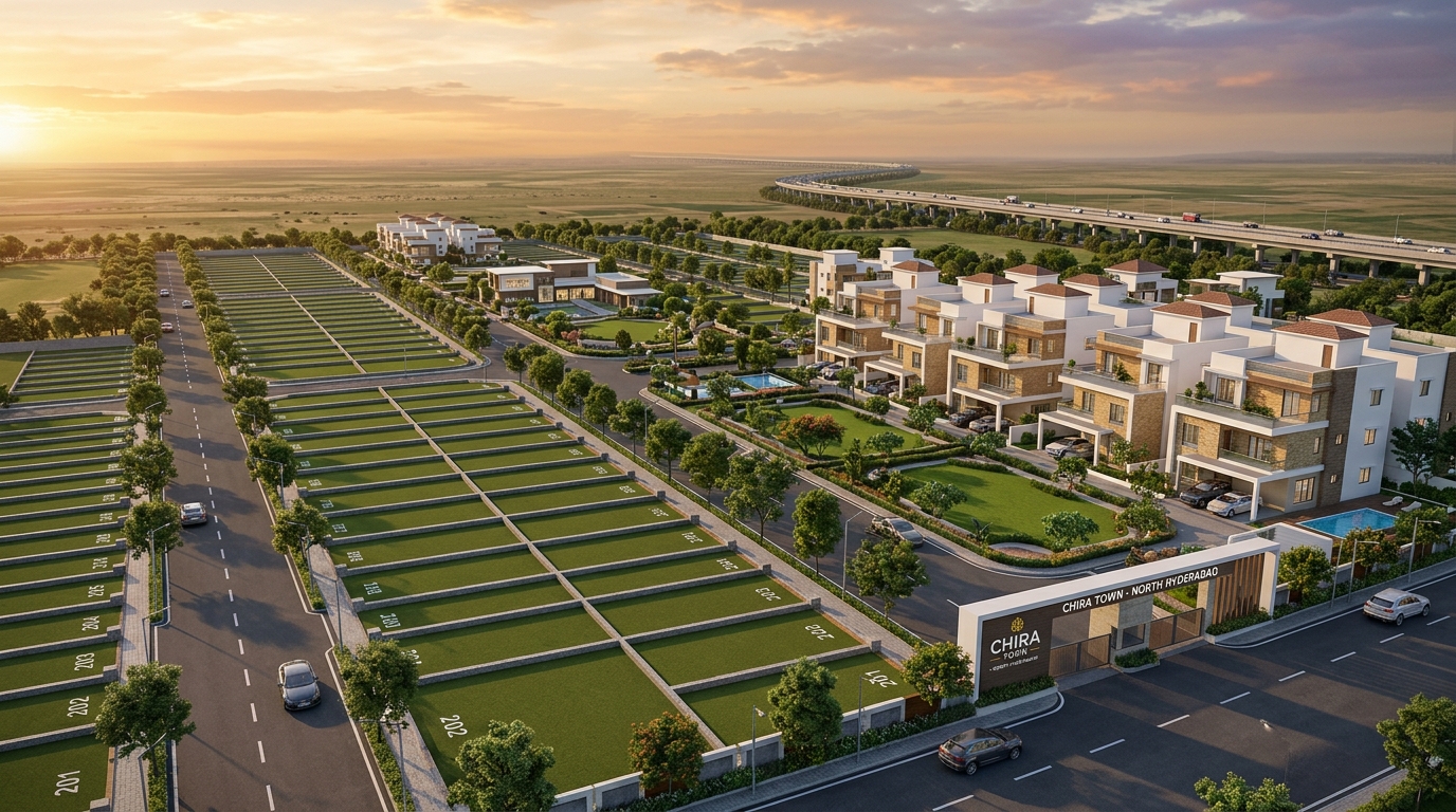 Chira Town 100% Demarcated Gated Plots with Clear Title & Boundary Stones